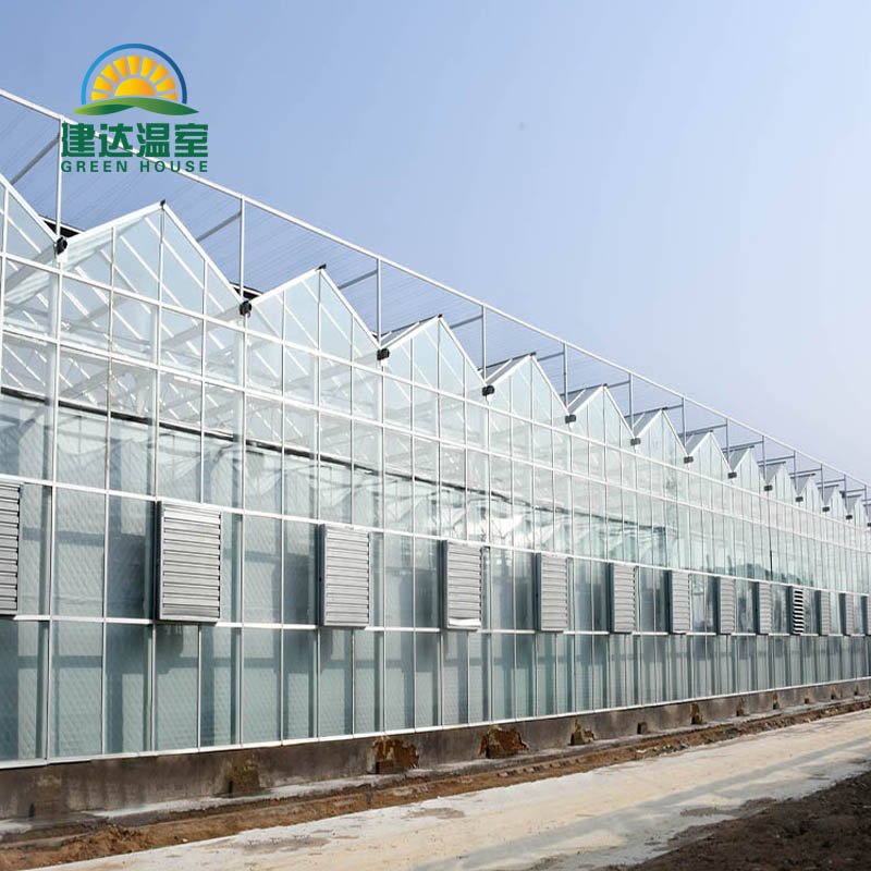 Glass Greenhouse With Samrt Cooling System