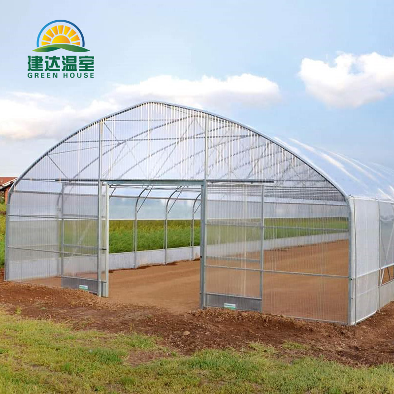 Hot Galvanized Steel Structure Green House