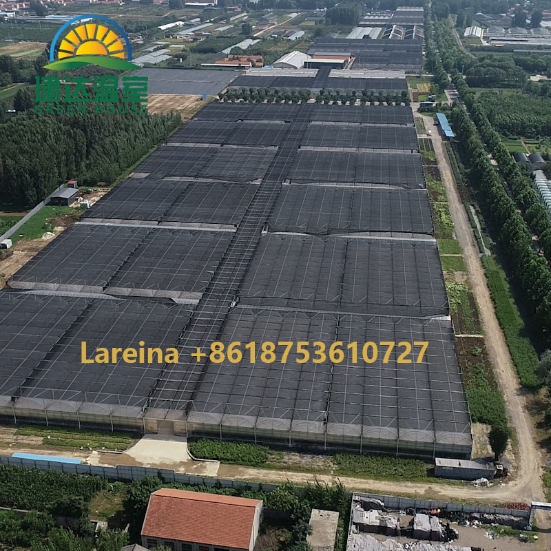 agriculture greenhouse with shading system
