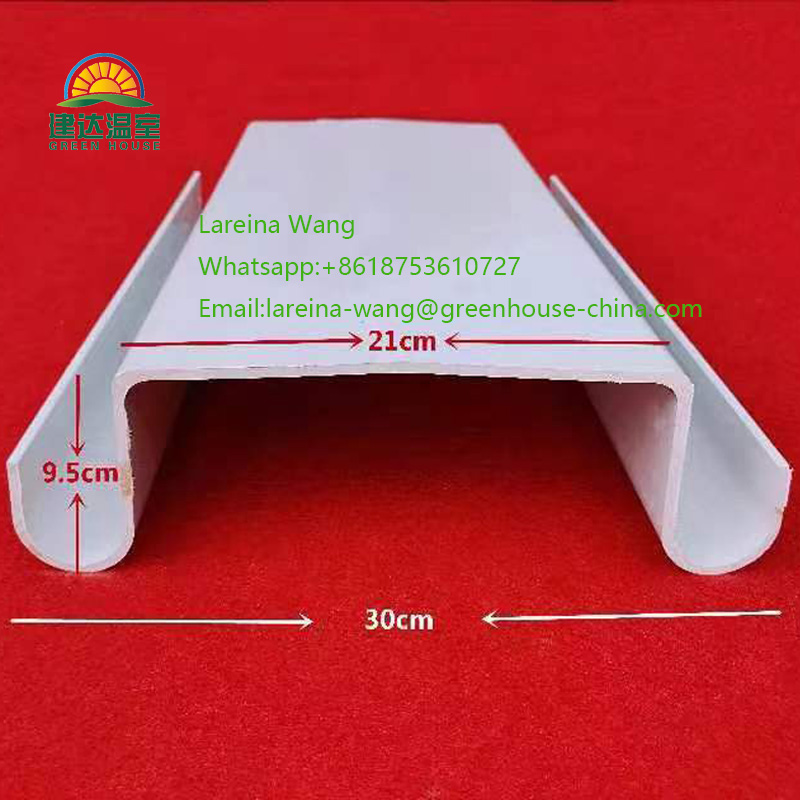 PVC tomato growing gutter