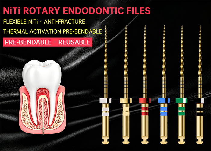 Premium Nickel-Titanium Rotary Files — Built for Precision, Engineered to Last