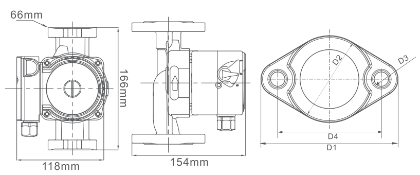 Temperature adjustable circulation pump