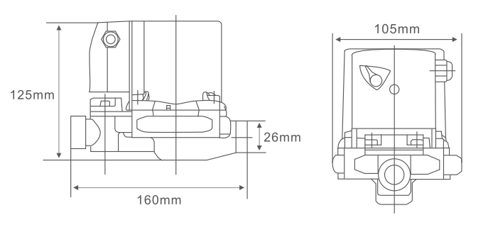 Hot water automatic circulating pump