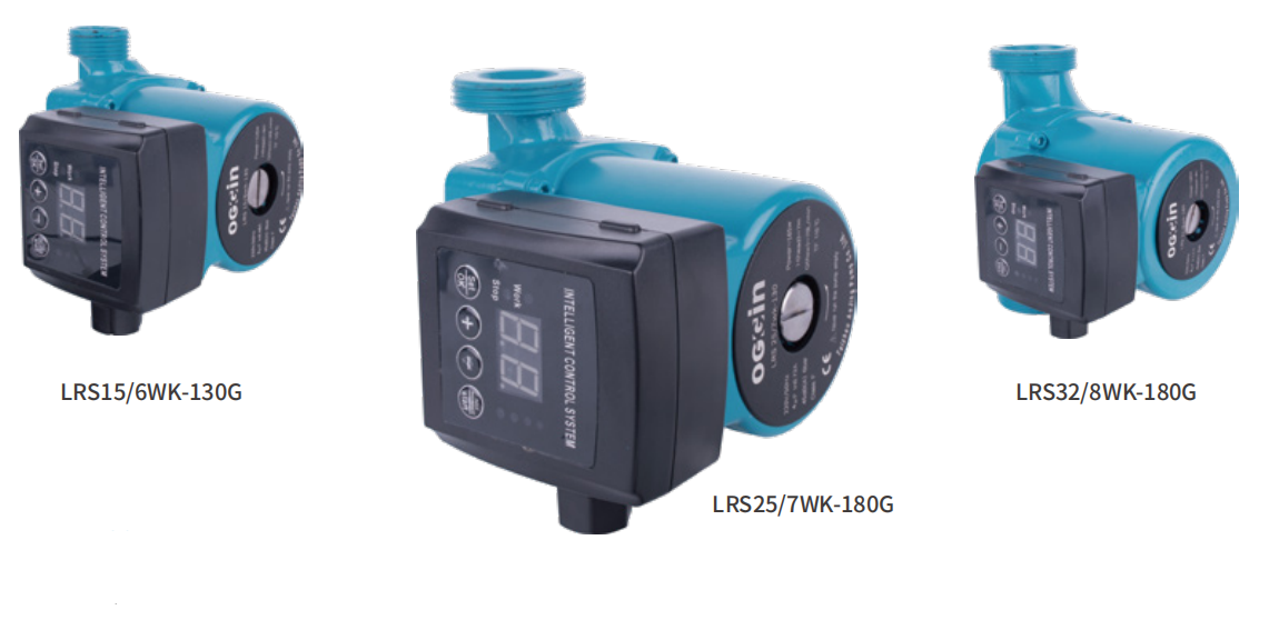 Mute frequency conversion circulating pump