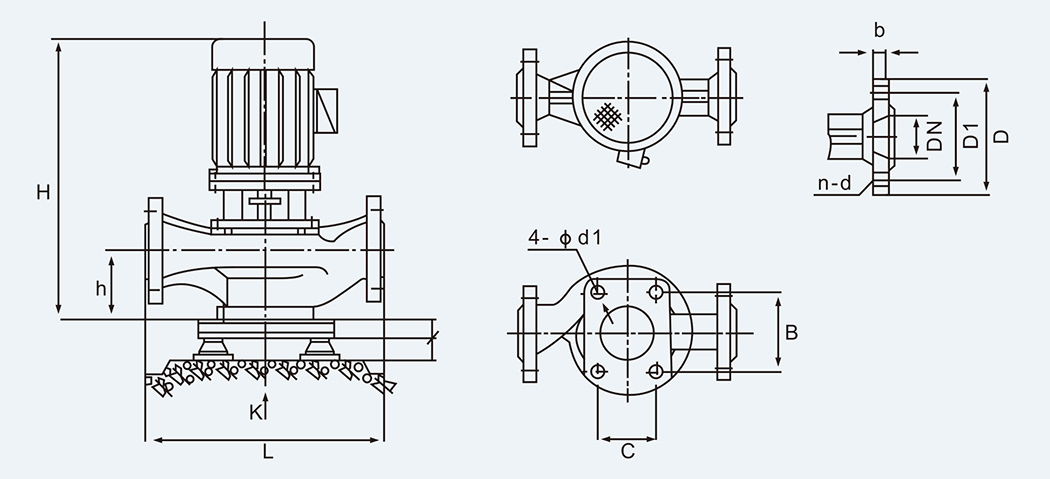 Chemical pipeline pump Chemical pipeline pump