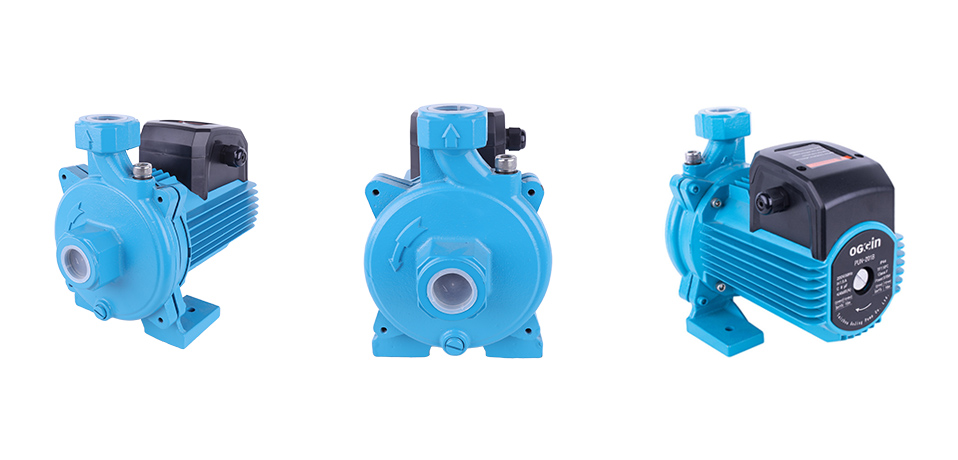 Swirl type shielded centrifugal pumps