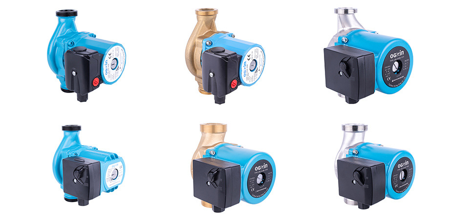 Floor heating and air conditioning shielding pump