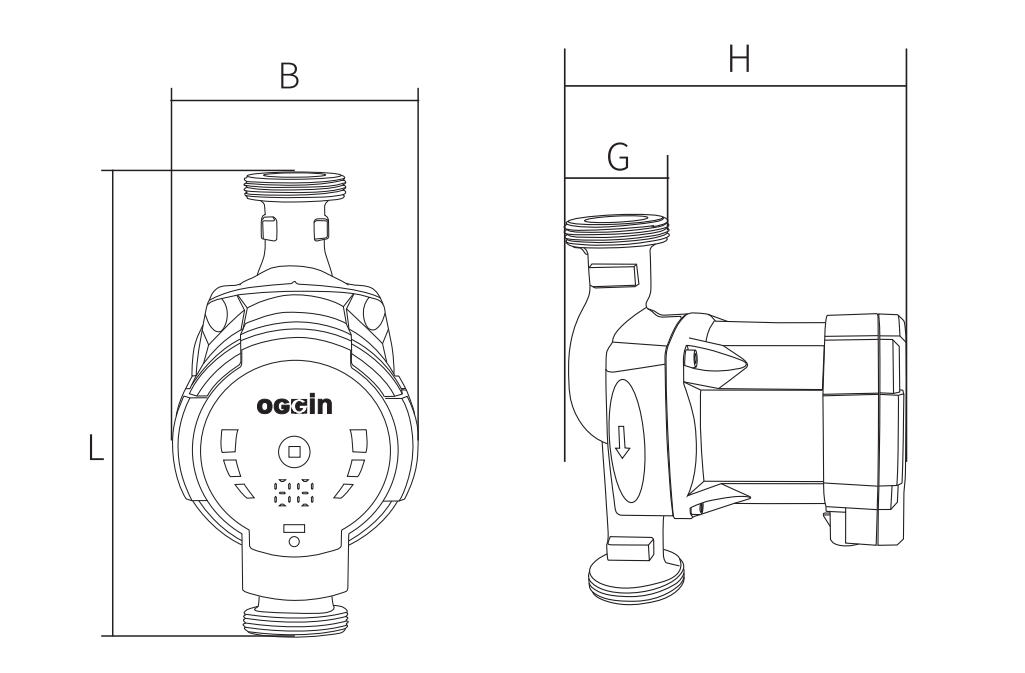 Low noise circulation pump Low noise circulation pump
