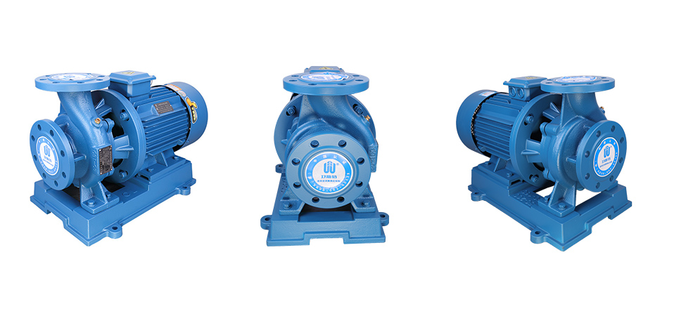 Industrial multi-stage pipeline pump