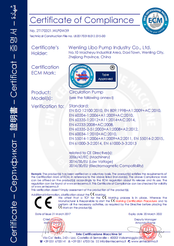 Certificate of Compliance
