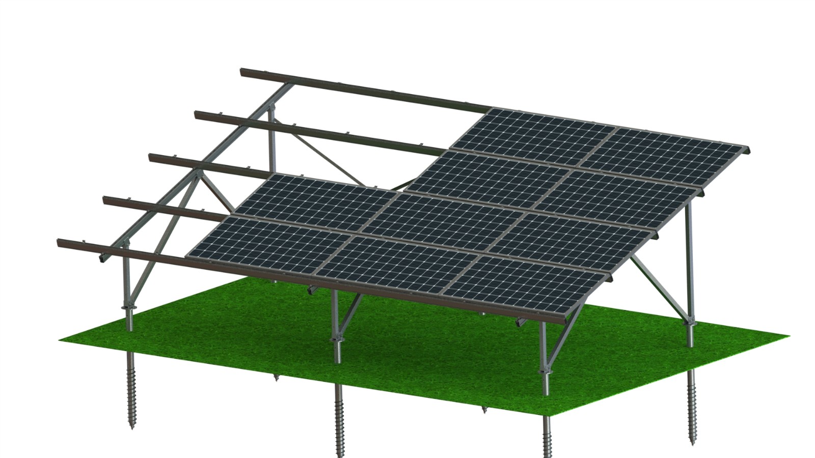 Aluminum Ground Solar Mounting System