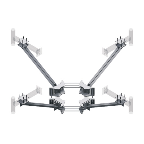 OEM Customized 3-Sector Stand-Off Frames For Monopole