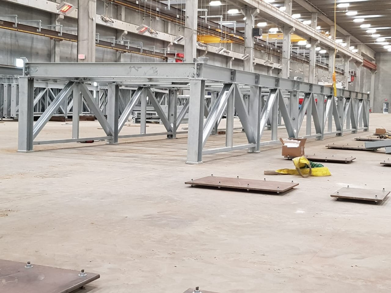 Fabrication de structures en acier soudées pour projets industriels et commerciaux