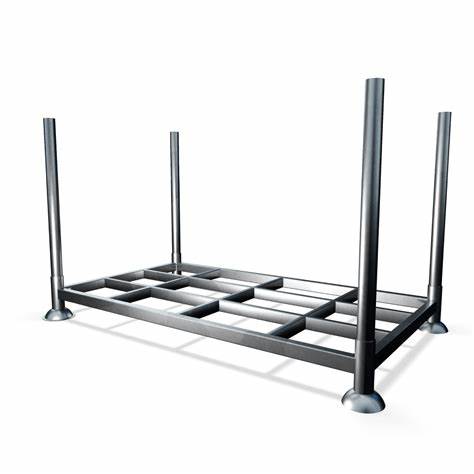 Heavy Load Capacity Stackable Forklifts Security Detachable Stackable Post Pallet