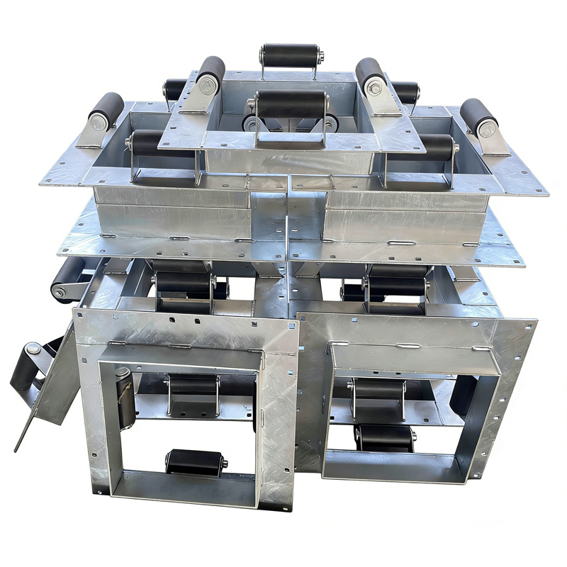 Vnitřní čtvercové pilotové vodítka, dokovací kování s žárově pozinkovaným povlakem