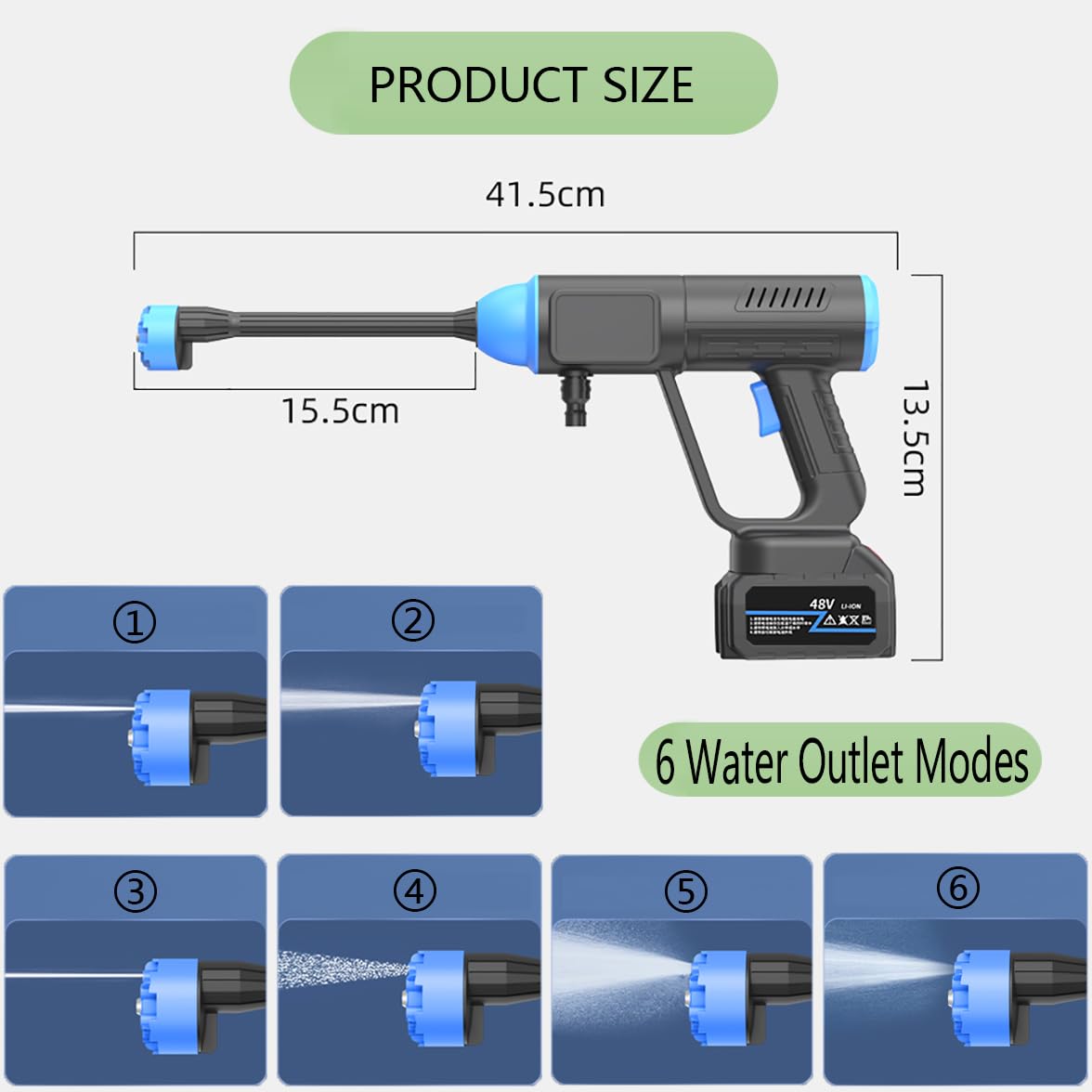 high pressure car wash gun