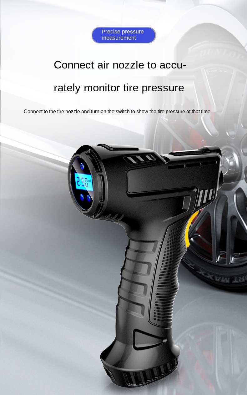 Digital Car Tyre Inflator Pump