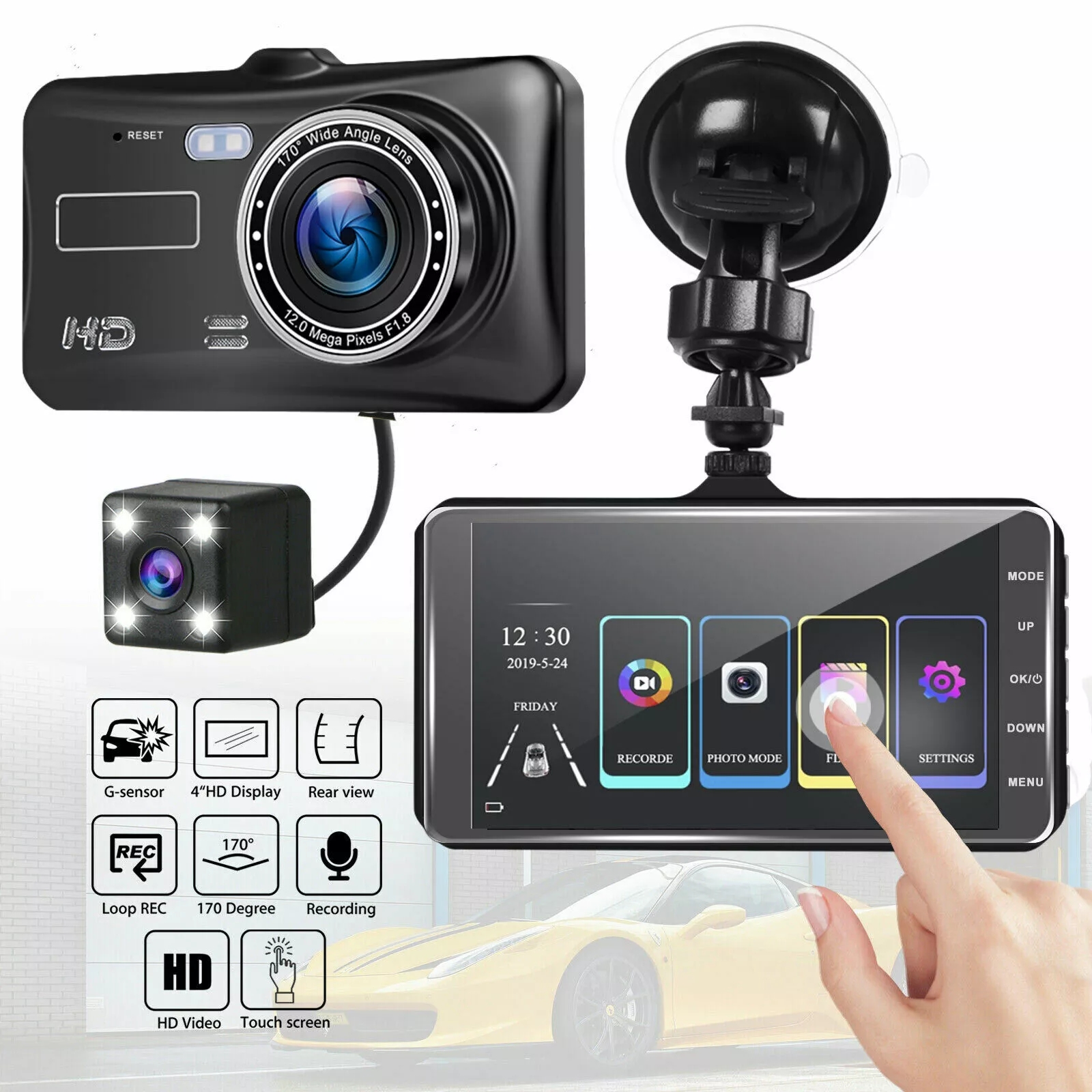 Camera Video Recorder Dashcam for Cars