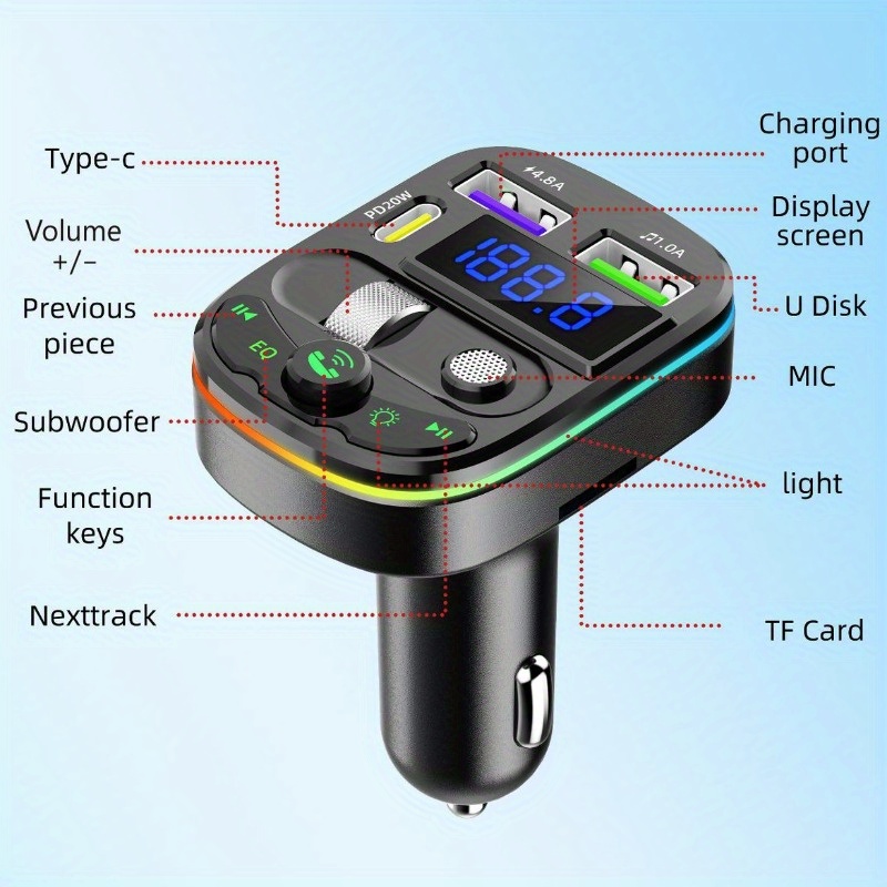 mp3 player for car with bluetooth