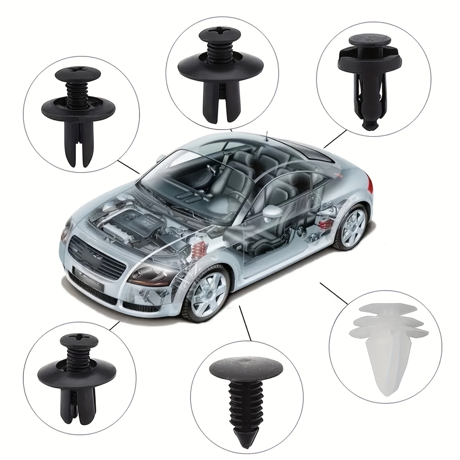 Types And Materials For Automotive Fasteners Clips