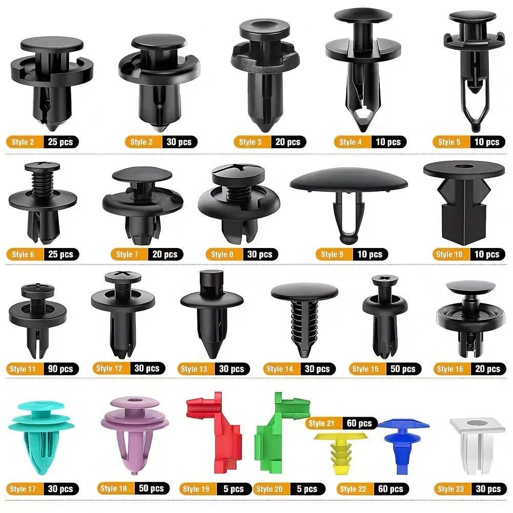 Types And Materials For Automotive Fasteners Clips