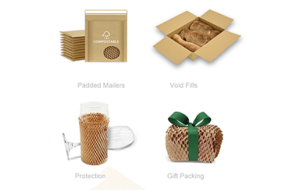 Embalaje de papel de panal