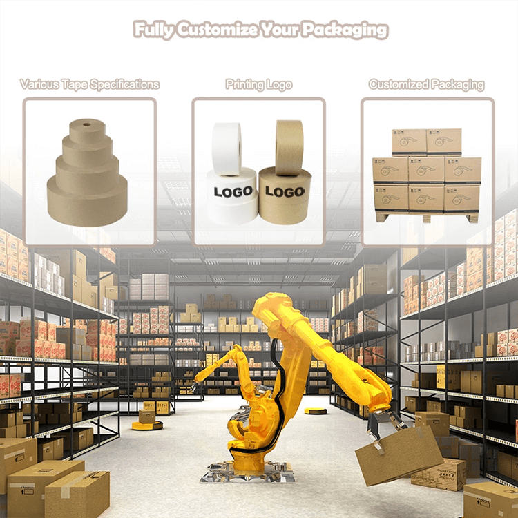 Экологичная неармированная водоактивируемая бумажная лента