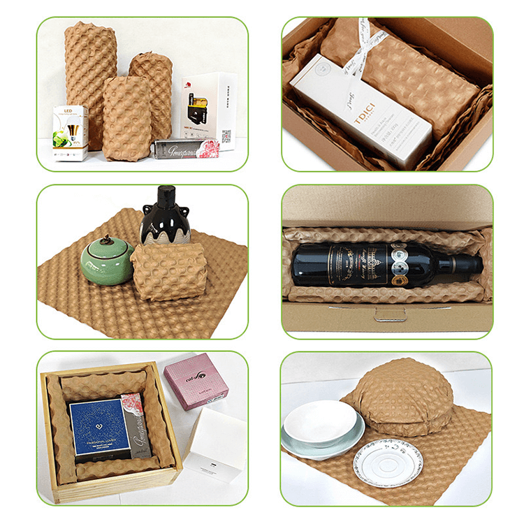 Máquina para fabricar cartón de burbujas de papel kraft, máquina para fabricar burbujas de papel, máquina para fabricar cojines de papel kraft