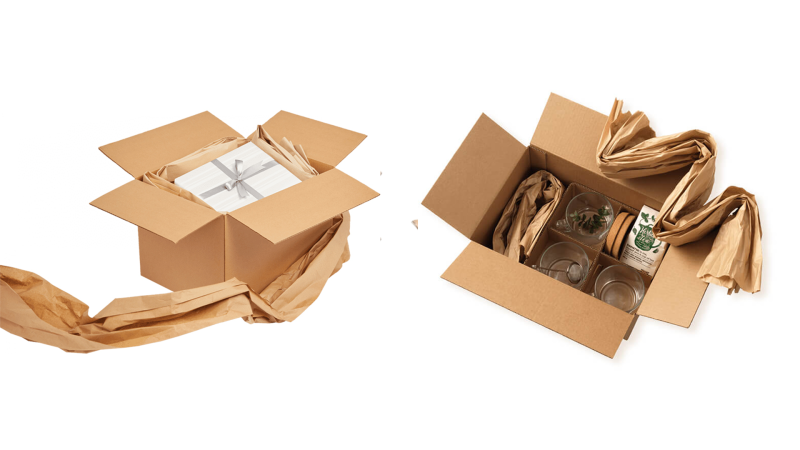 Máquina de relleno de huecos con papel para material de embalaje de amortiguación protectora