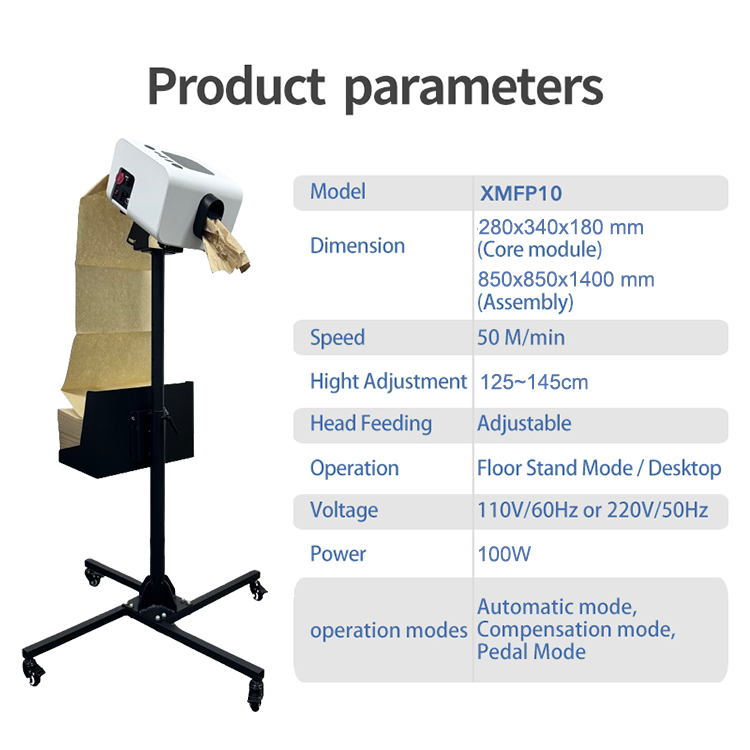 Máquina de relleno de huecos con papel para material de embalaje de amortiguación protectora