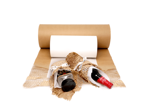 Embalaje protector de papel de panal