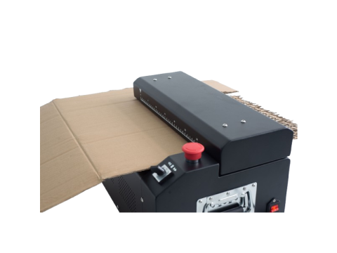 Máquina trituradora de cartón para material de embalaje, trituradora de almohadilla expansible de papel kraft, máquina cortadora de cajas, máquina de almohadillado de papel