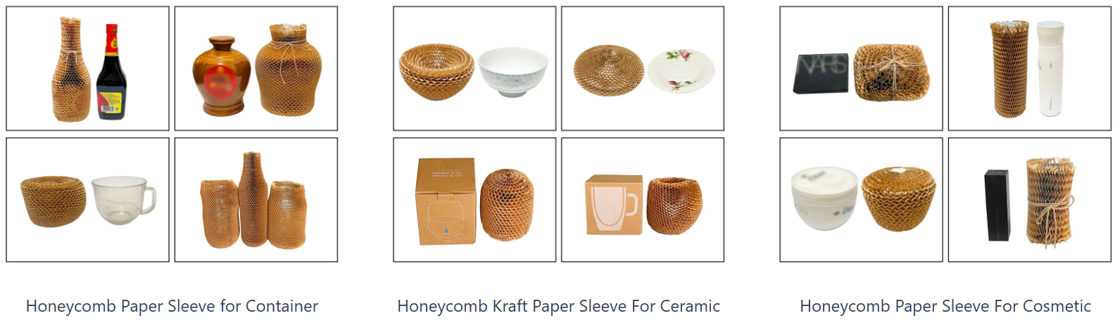 Honeycomb paper sleeve