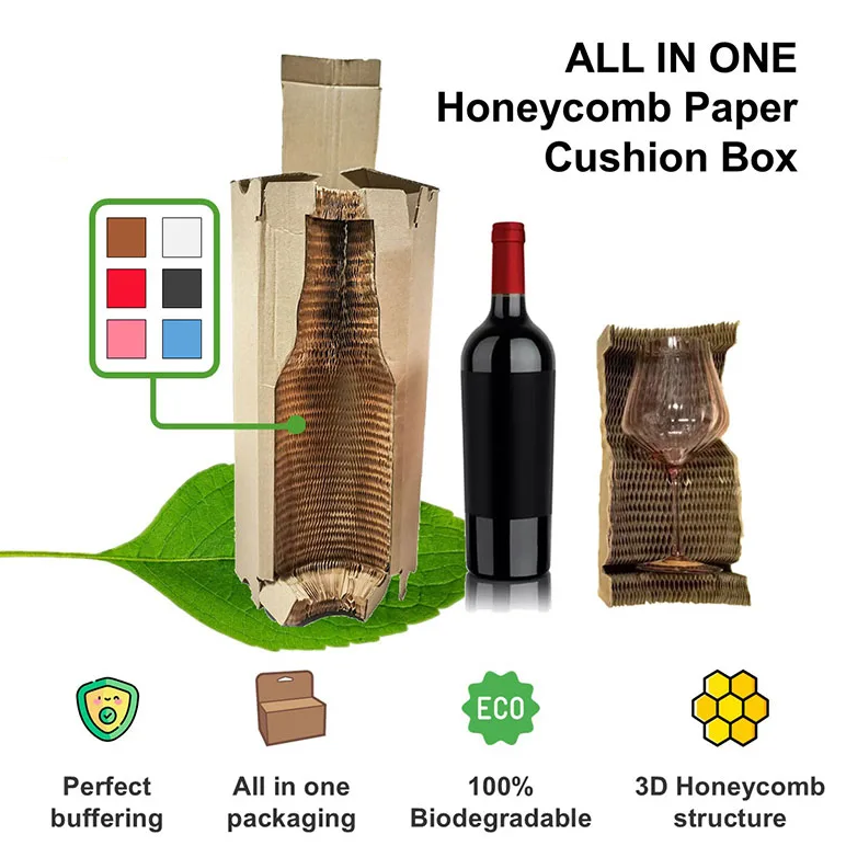 honeycomb paper cushion box