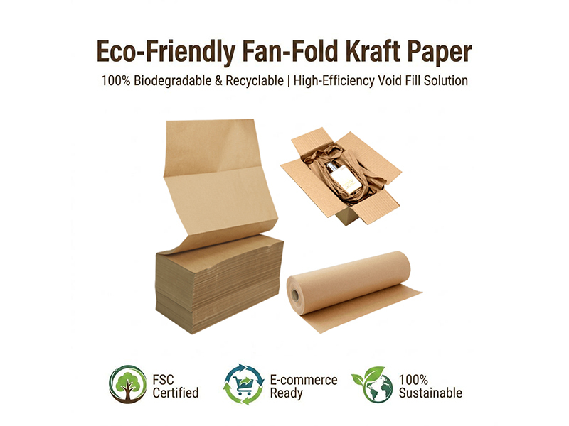 Fanfold Void Fill Kraft Paper
