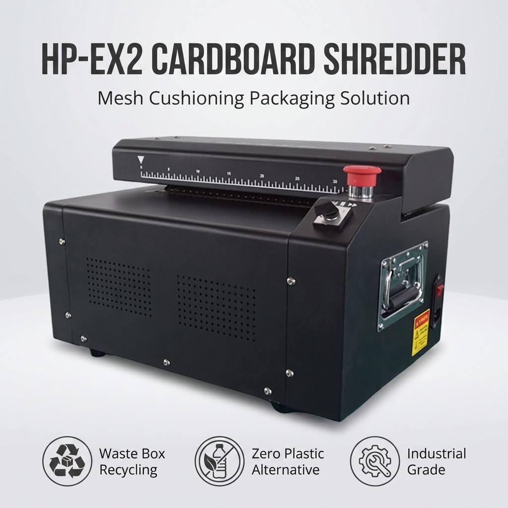 Eco-Friendly Corrugated Cardboard Shredder Machine