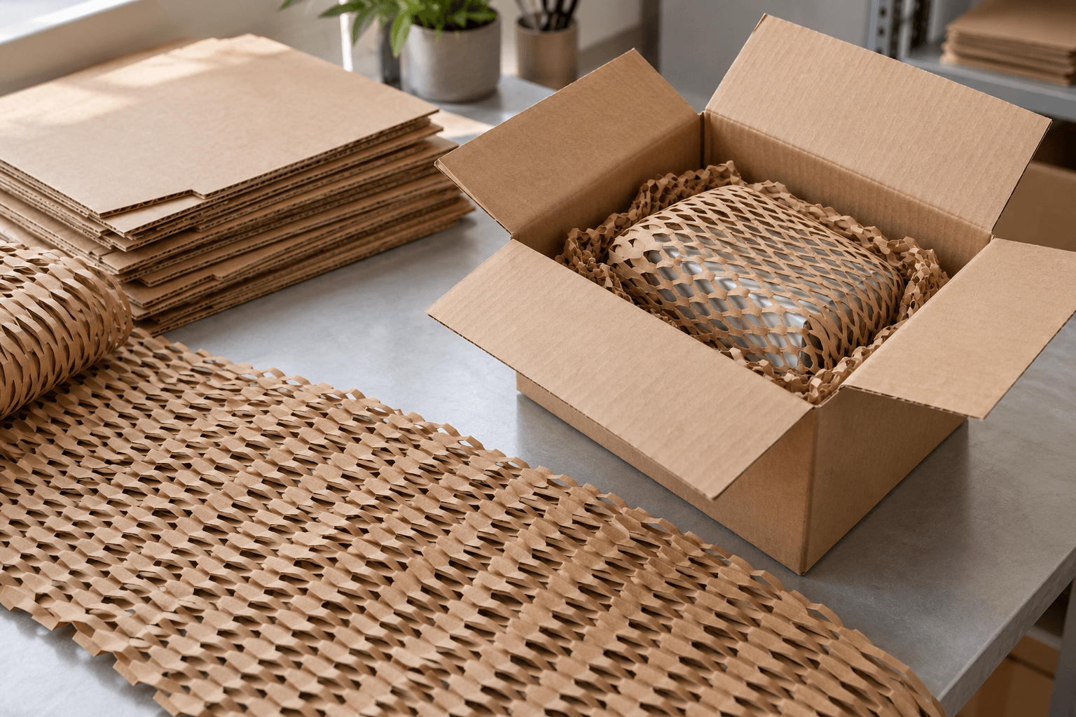 Cardboard shredder machine