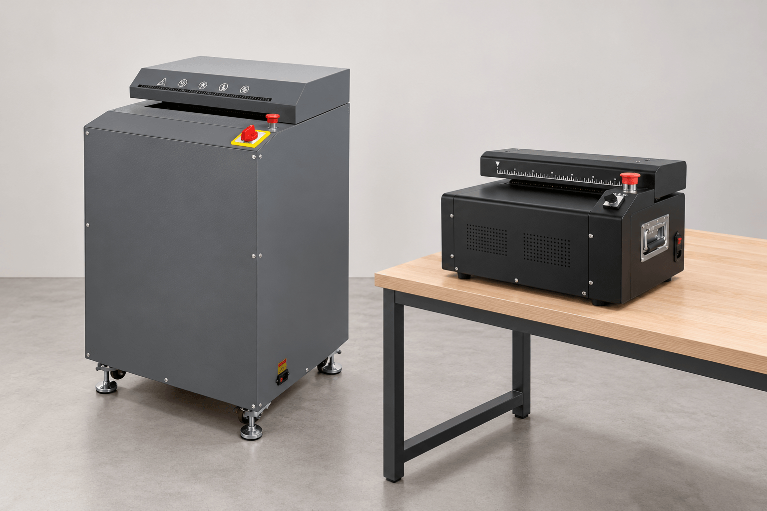 HP-EX2 vs HP-EX3 cardboard shredder HP-EX2 vs HP-EX3 cardboard shredder
