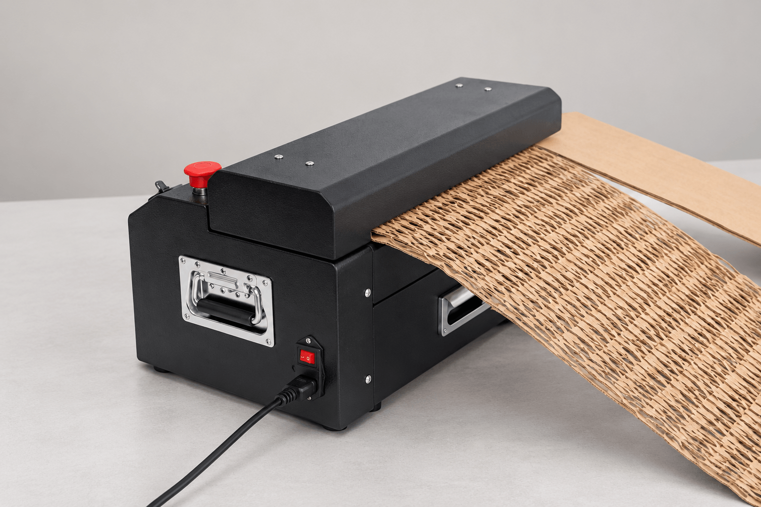 desktop vs floor standing cardboard shredder; 320mm vs 500mm cardboard perforator; HP-EX2 desktop vs floor standing cardboard shredder; 320mm vs 500mm cardboard perforator; HP-EX2