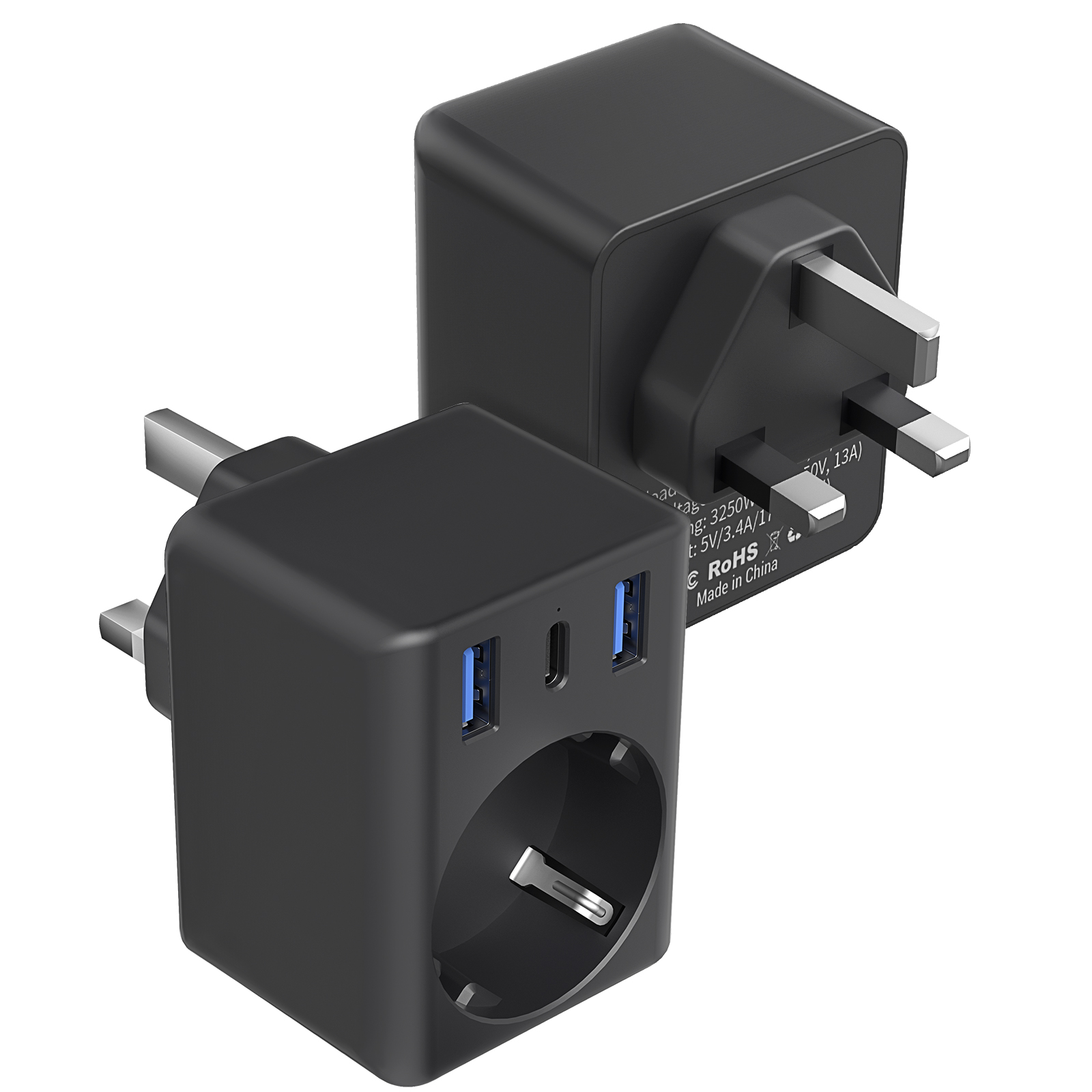 Travel Adapter With USB