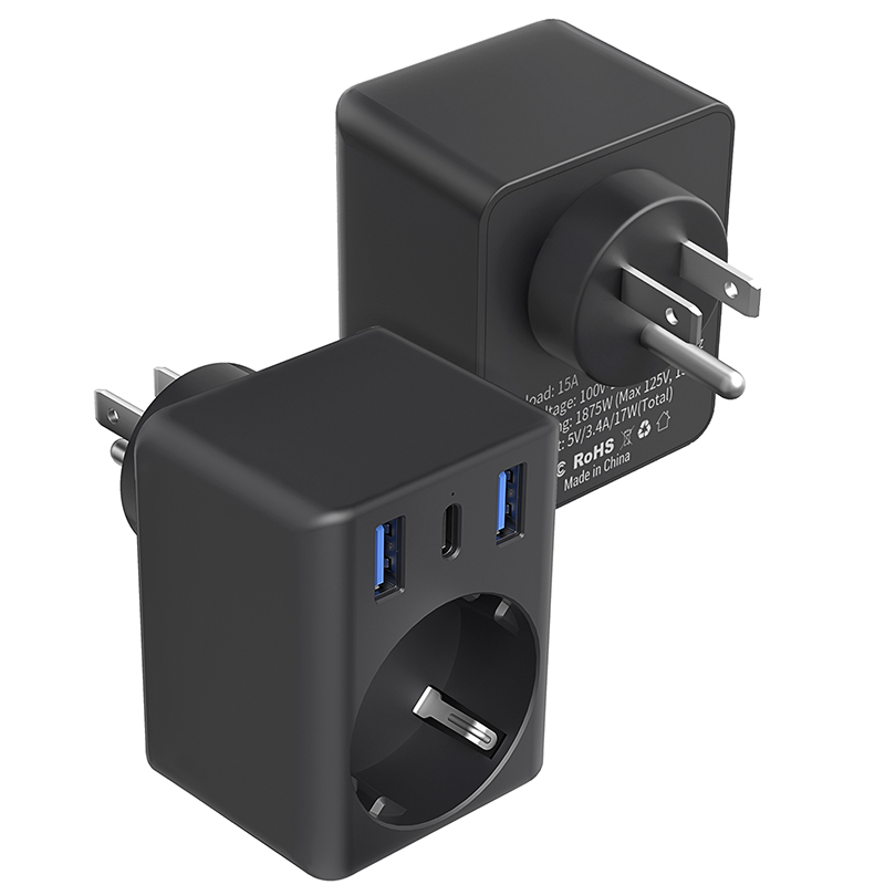 Travel Adapter With USB