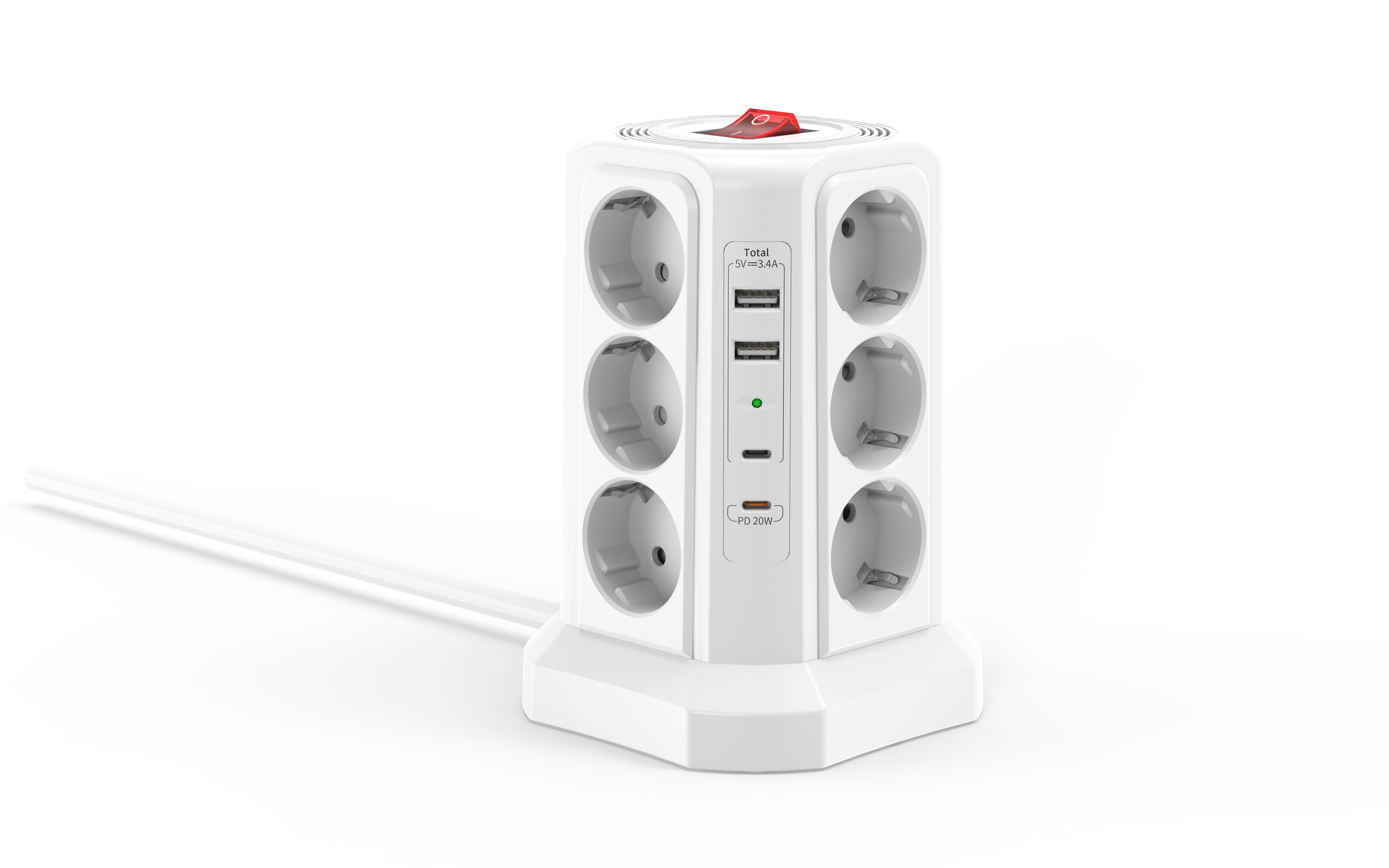 AU Tower Power Strip