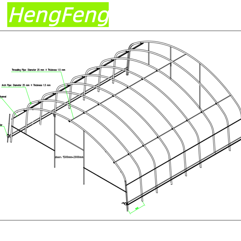HengFeng dry coffee bean greenhouse for Brazil