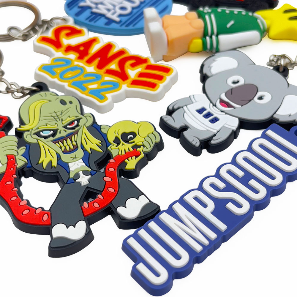 Manufacturers zinc alloy soft hard enamel keychains