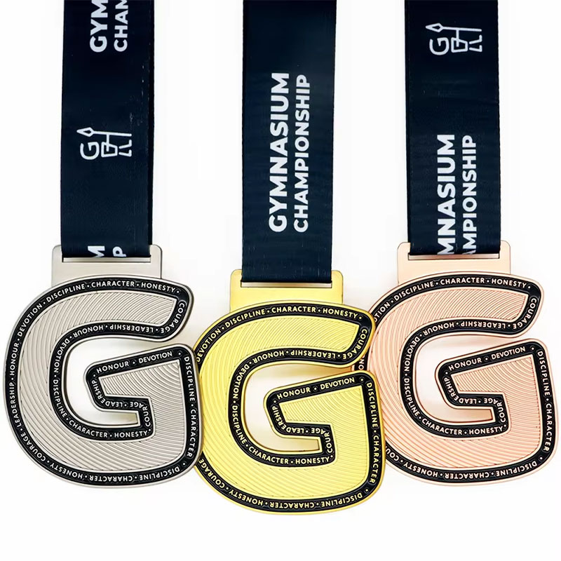 Medal For Souvenir 3D Gold Silver Bronze Zinc Alloy Metal Custom Pins Medal