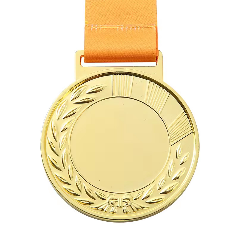 Metal Medals 3D Metal Marathon Finisher Medal With Ribbon