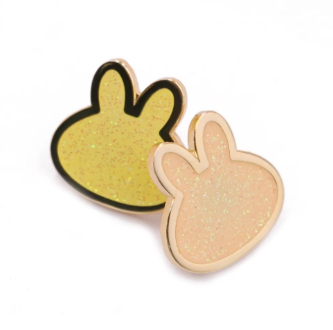 Custom Metal Soft Hard Enamel Lapel Pin Glitter Rose Gold Plated Cute Kawaii Japanese Anime Enamel Pin Badge