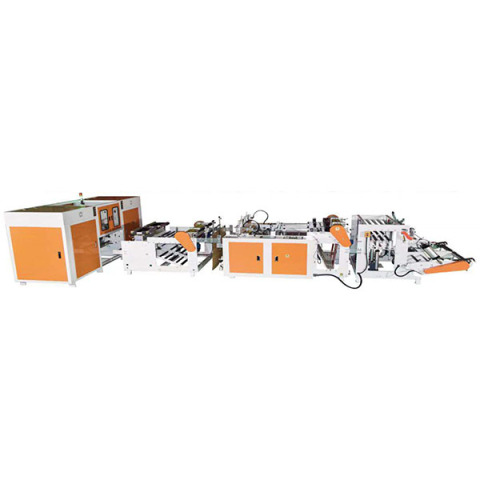 Double Lines Cored Rolling Bag Making Machine