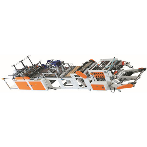 Flat Bag Making And Folding Transport Machine