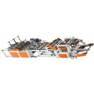 Flat Bag Making And Folding Transport Machine
